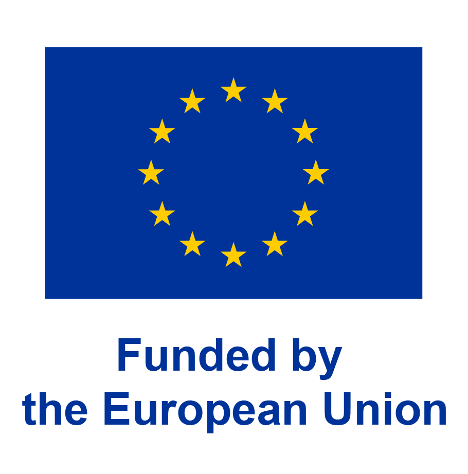 EU flag and text 'Funded by the European Union'