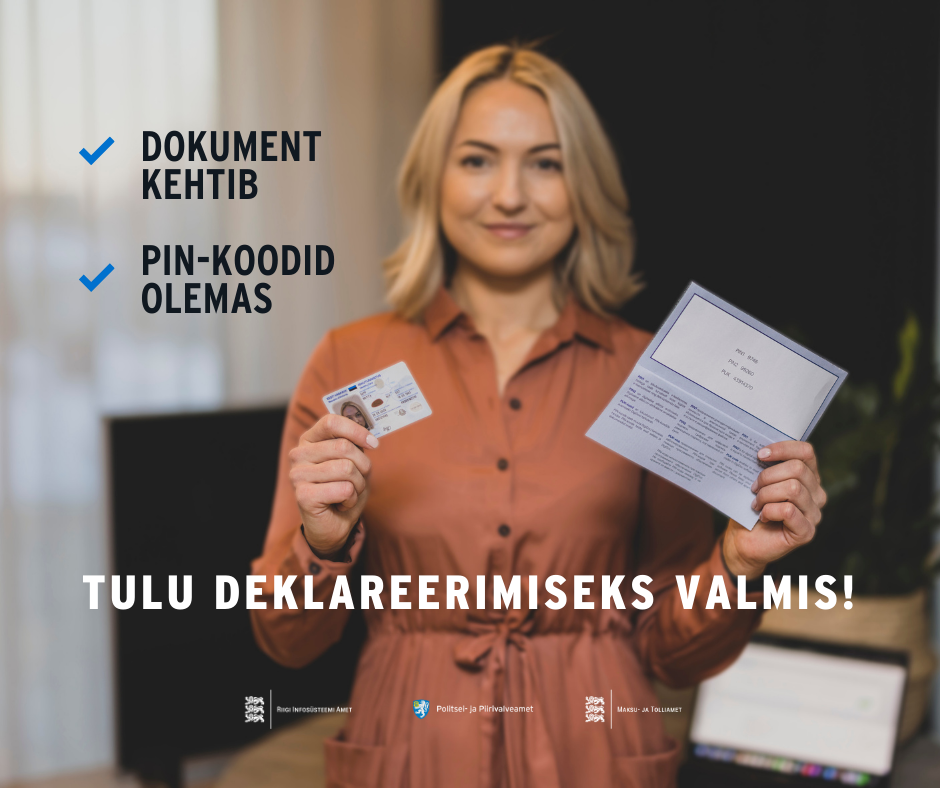 Tulu deklareerimise eel kontrolli, kas dokumendid kehtivad ja PIN-koodid on olemas.png